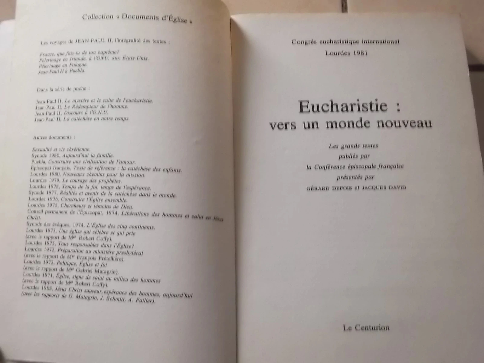 Congresso eucarístico Lourdes 1981 eucaristia rumo a um mundo novo – photo 4